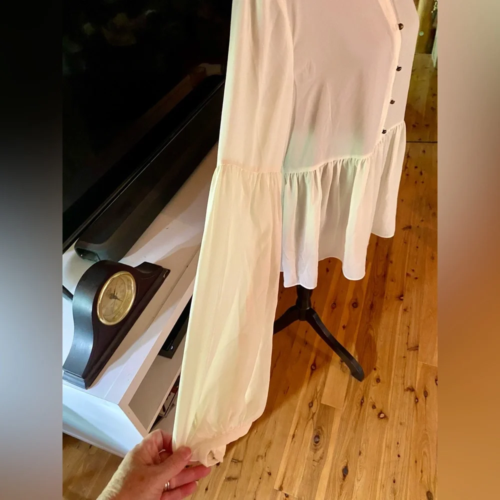 🔥Banana Republic x Olivia Palermo Poet Blouse🔥 NWT - Picture 4 of 13